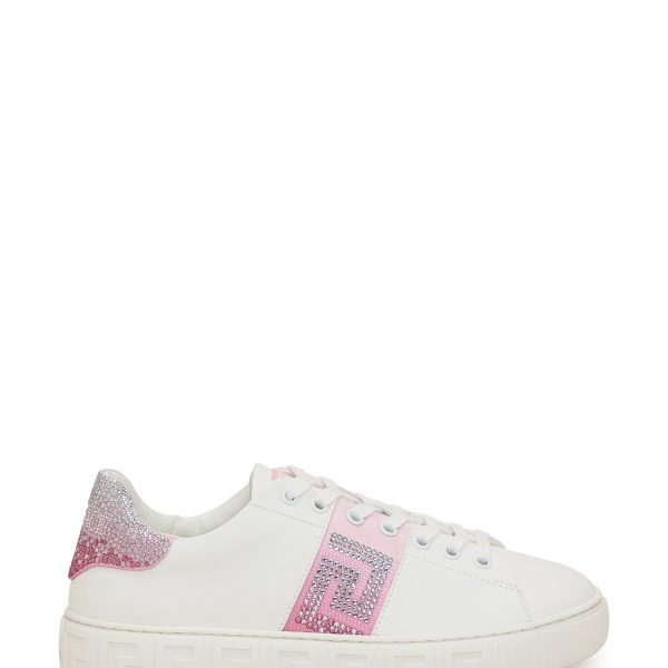 Sneaker Greca con Cristalli